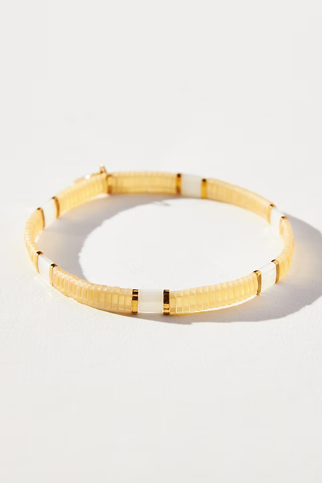 Two-Tone Stretch Bracelet | Anthropologie (US)