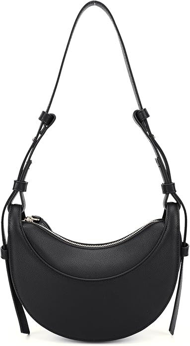 GETERUUV Leather Crescent Bag for Women Hobo Sling Crossbody Bag Purse Retro Shoulder Handbag Sol... | Amazon (US)