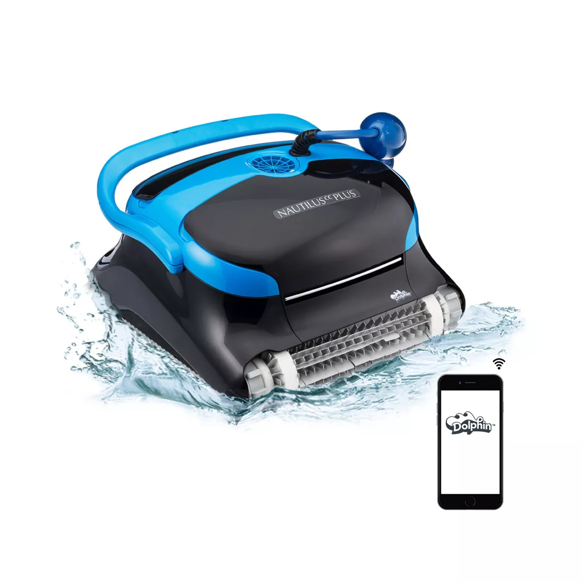 Dolphin Nautilus CC Plus Wi-Fi Robotic Pool Cleaner, Wall Climbing Scrubber, Smart Navigation, fo... | Target