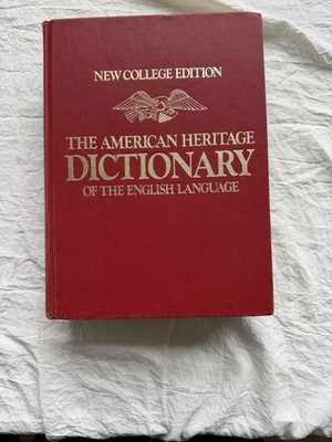 Vintage 1975 Red Websters Dictionary Hard Cover Reference Index | eBay US