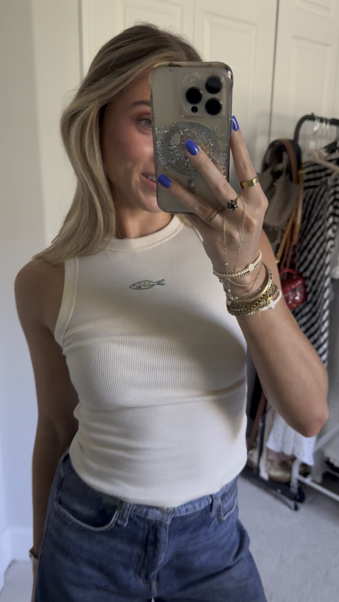 Target tank top is size XS. @target @targetstyle Enhance your activewear collection with this Slim Fit Knit Tank Top from A New Day™. Made from cotton-spandex blend fabric, this sleeveless top offers all-day comfort and moves with you. This mid-length top is designed with a crew neckline and is ideal for game days, picnics and other casual outings. Pair it with a skirt or shorts to complete the ensemble. 

#LTKFindsUnder50 #LTKSeasonal #LTKSaleAlert