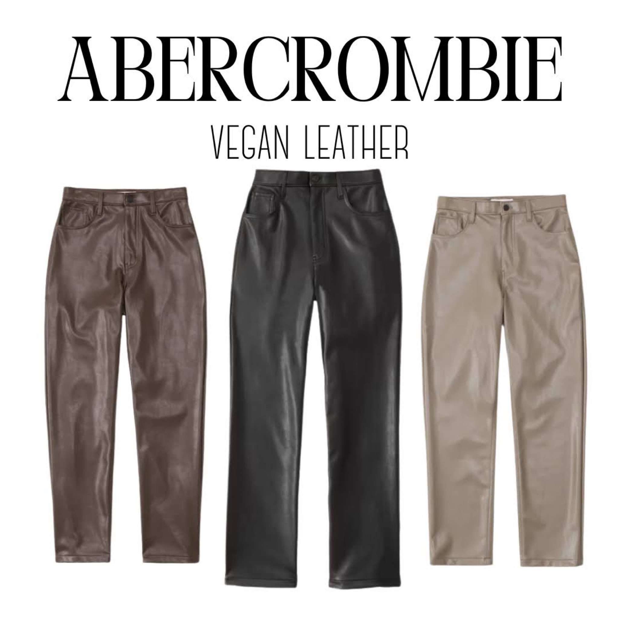 Abercrombie Finds
Leather Pants
Faux Leather Pants
Vegan Leather Pants
Amazon finds
amazon leather pants 

#LTKFind #LTKstyletip #LTKunder50
