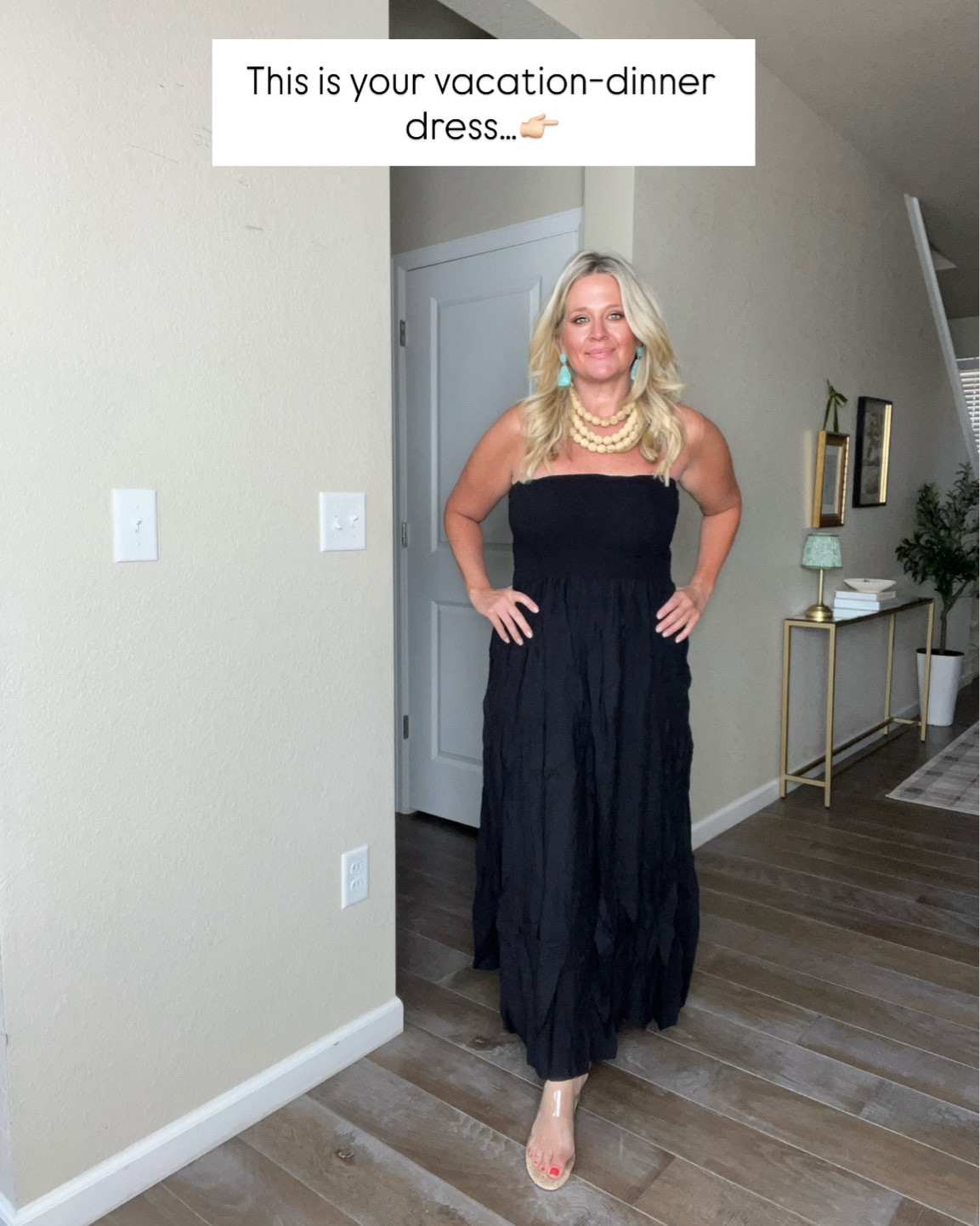✨Tap the bell, save and ❤️ for over 40 fashion, midlife style, midsize fashion and luxury looks for less. 

As I was creating these dress breakdowns, I noticed something.

None of these dresses are flattering because the women wearing them are perfect.

They’re flattering because the dresses do the work.

They lift the eye.
They skim instead of cling.
They create balance and shape.

Somewhere along the way, many of us were taught that if an outfit doesn’t look right, our body is the problem.

I don’t believe that.

Bodies change.
Life changes.
Hormones change.

That doesn’t mean we stop deserving to feel beautiful.

The goal isn’t to spend every summer trying to shrink ourselves.

The goal is to find pieces that make getting dressed feel easy again.

Pieces that let us move, breathe, show up, and enjoy our lives without thinking about our belly every five minutes.

You deserve clothes that work for you.

You deserve to feel confident in the body you have today.

You deserve to stop waiting.

Not when you lose weight.
Not when your body changes.

Today. 🤍

👑 Helping you look good, feel good.
— Lindsey Denver

✨ Lift
✨ Skim
✨ Balance

That’s where I’d start.

👑 Helping you look good, feel good.-Lindsey Denver   

Check back daily for belly-friendly style, confidence, and Outfit Physics™.

#LTKOver40 #LTKMidsize #LTKPlusSize

Comment SHOP below to receive a DM with the link to this post on my LTK ⬇ https://liketk.it/6gpkZ

Comment SHOP below to receive a DM with the link to this post on my LTK ⬇ https://liketk.it/6gplt