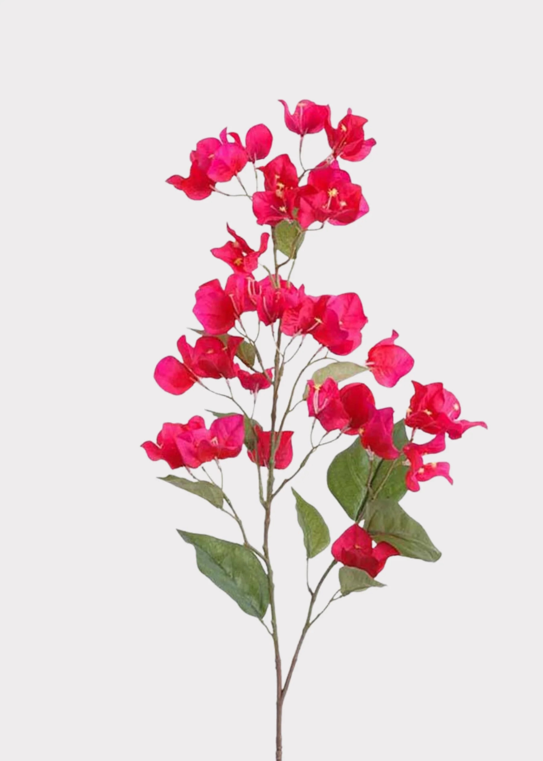 Pink Fake Bougainvillea UV Treated Indoor/Outdoor Flower Branch - 34" | Afloral