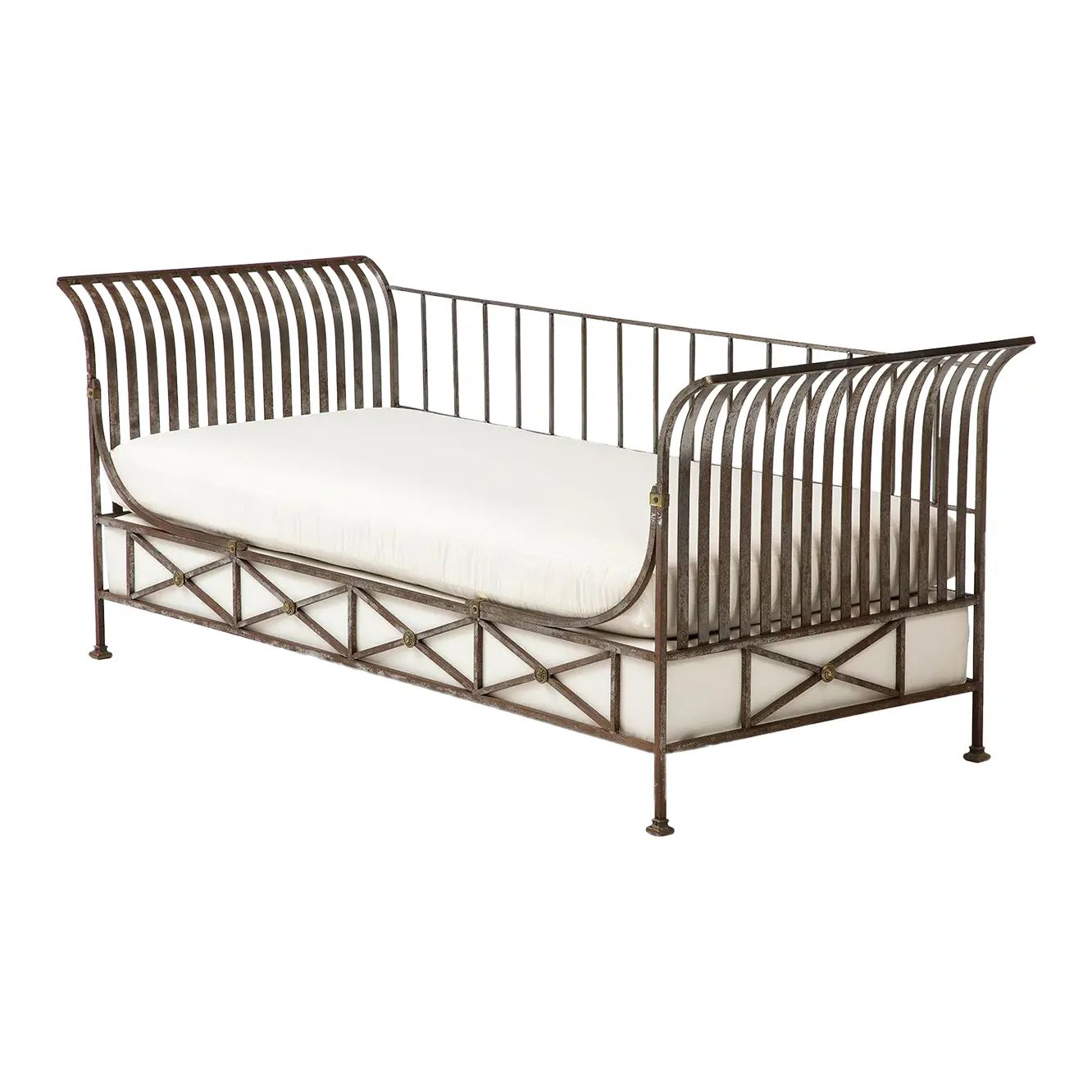 Neoclassical Style Steel Daybed, Circa 1960 | Chairish