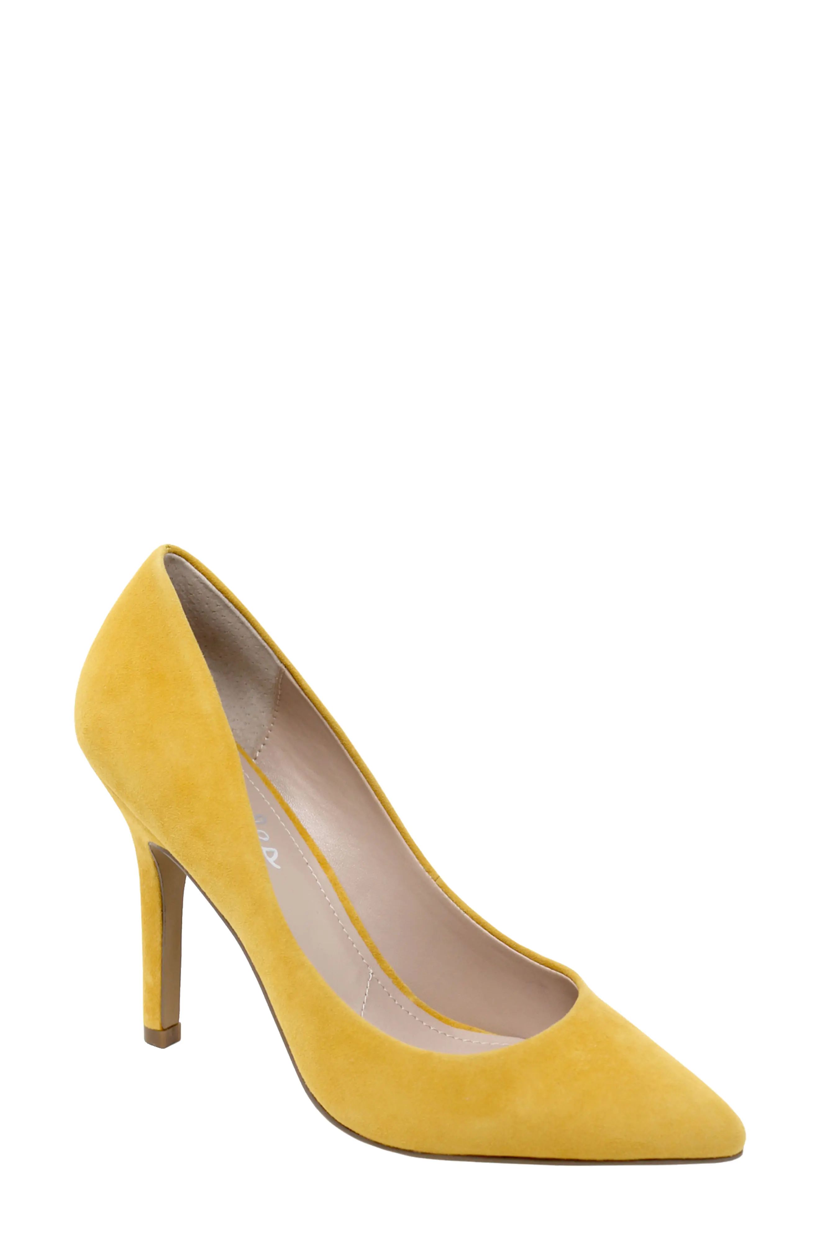 Women's Charles By Charles David Maxx Pointed Toe Pump, Size 7 M - Yellow | Nordstrom