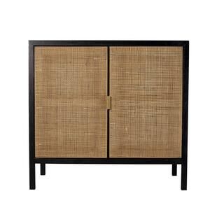 AndMakers Newport Matte Black Small Sideboard TW-NP-BF-BL-FA - The Home Depot | The Home Depot