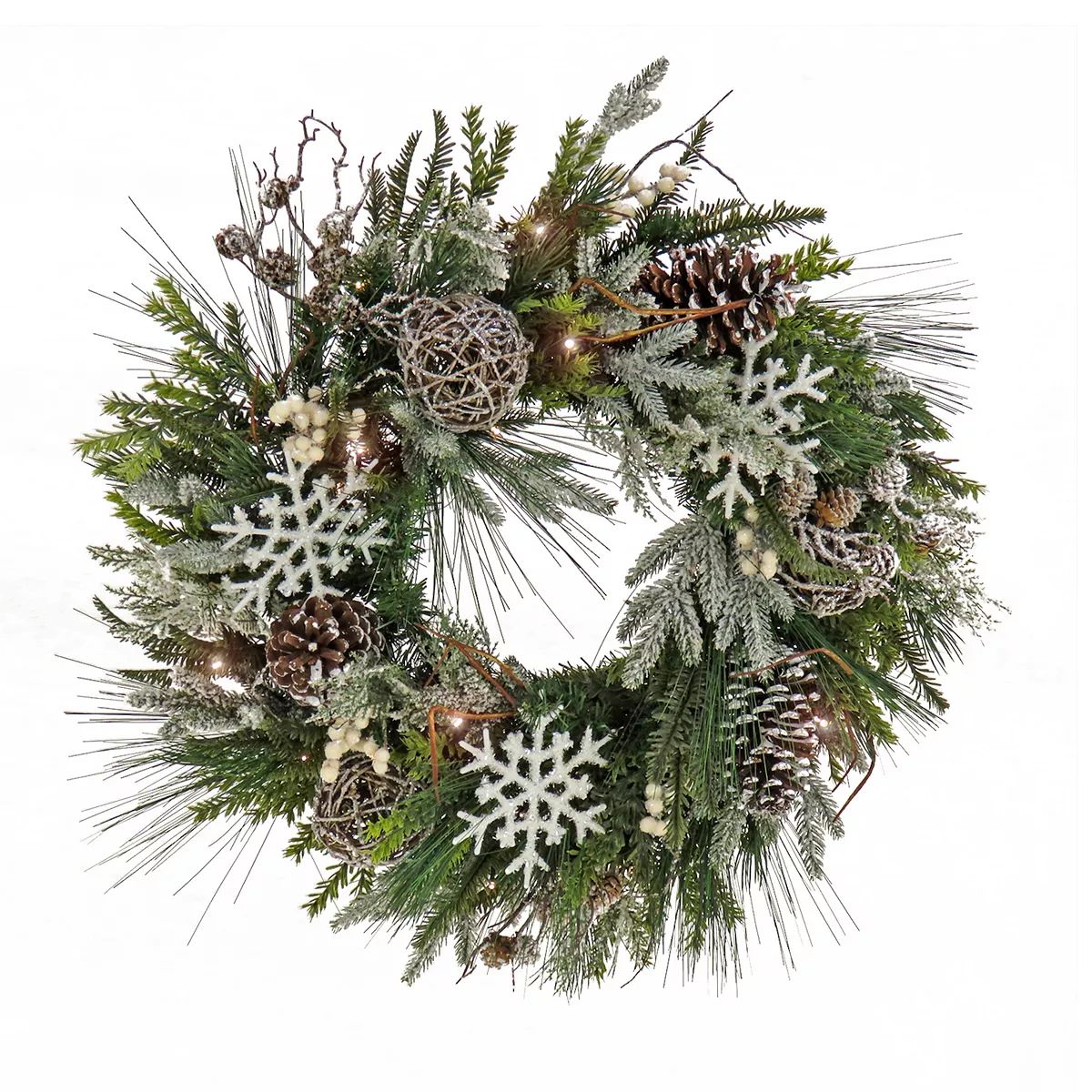 National Tree Company HGTV Home Collection Pre-Lit Artificial Christmas Wreath | Kohl's