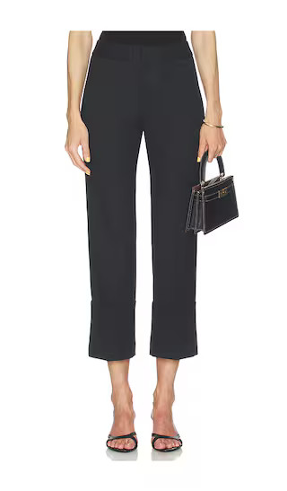 Smythe Cuffed Flood Pant in Black. - size 8 | Revolve Clothing (Global)