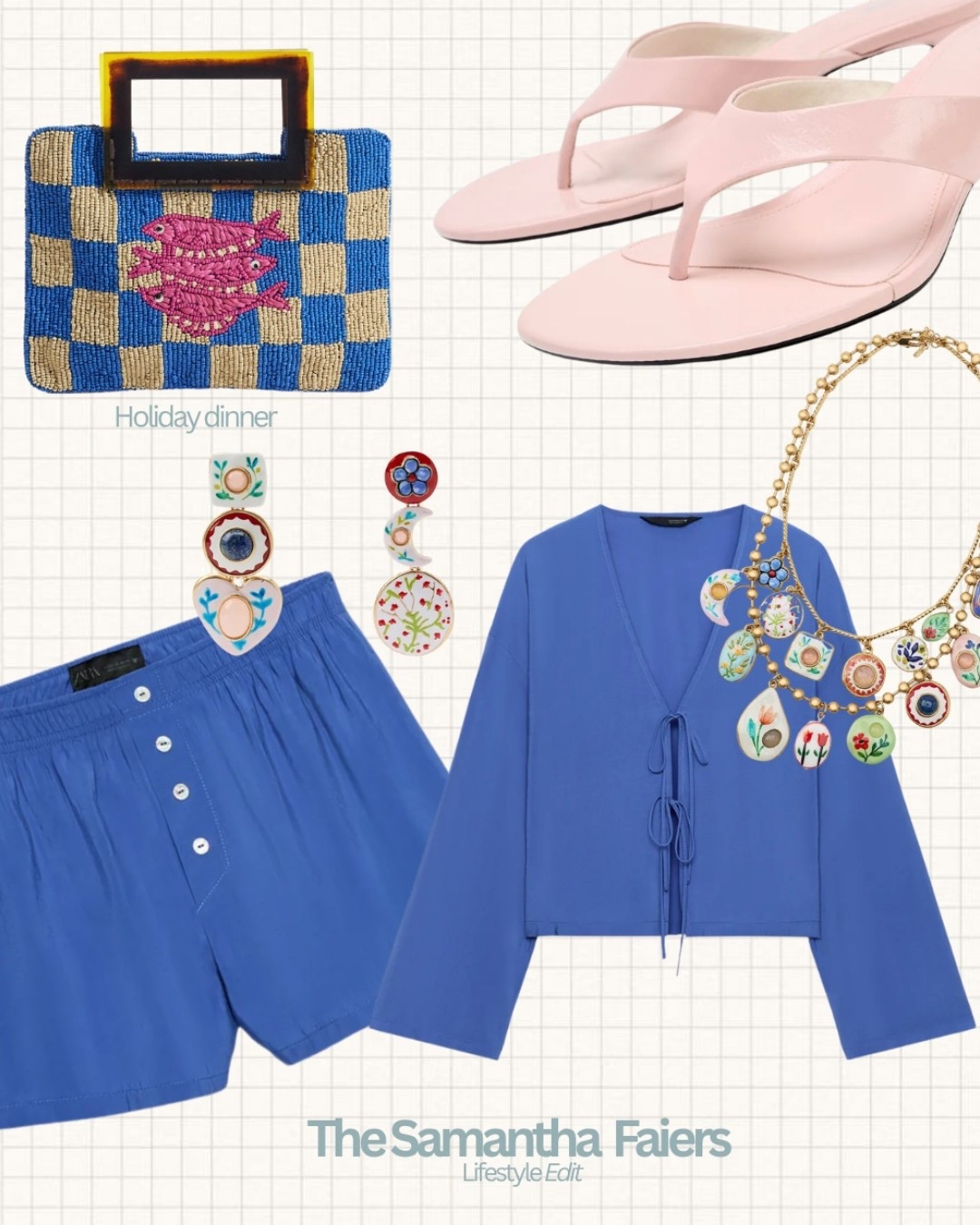 The table is booked for 7pm… 🍸

The perfect holiday dinner fit 💙 this blue on sun-kissed skin 🤌🏼

We will link below 🔗

#LTKsummer #LTKstyletip #LTKshoes