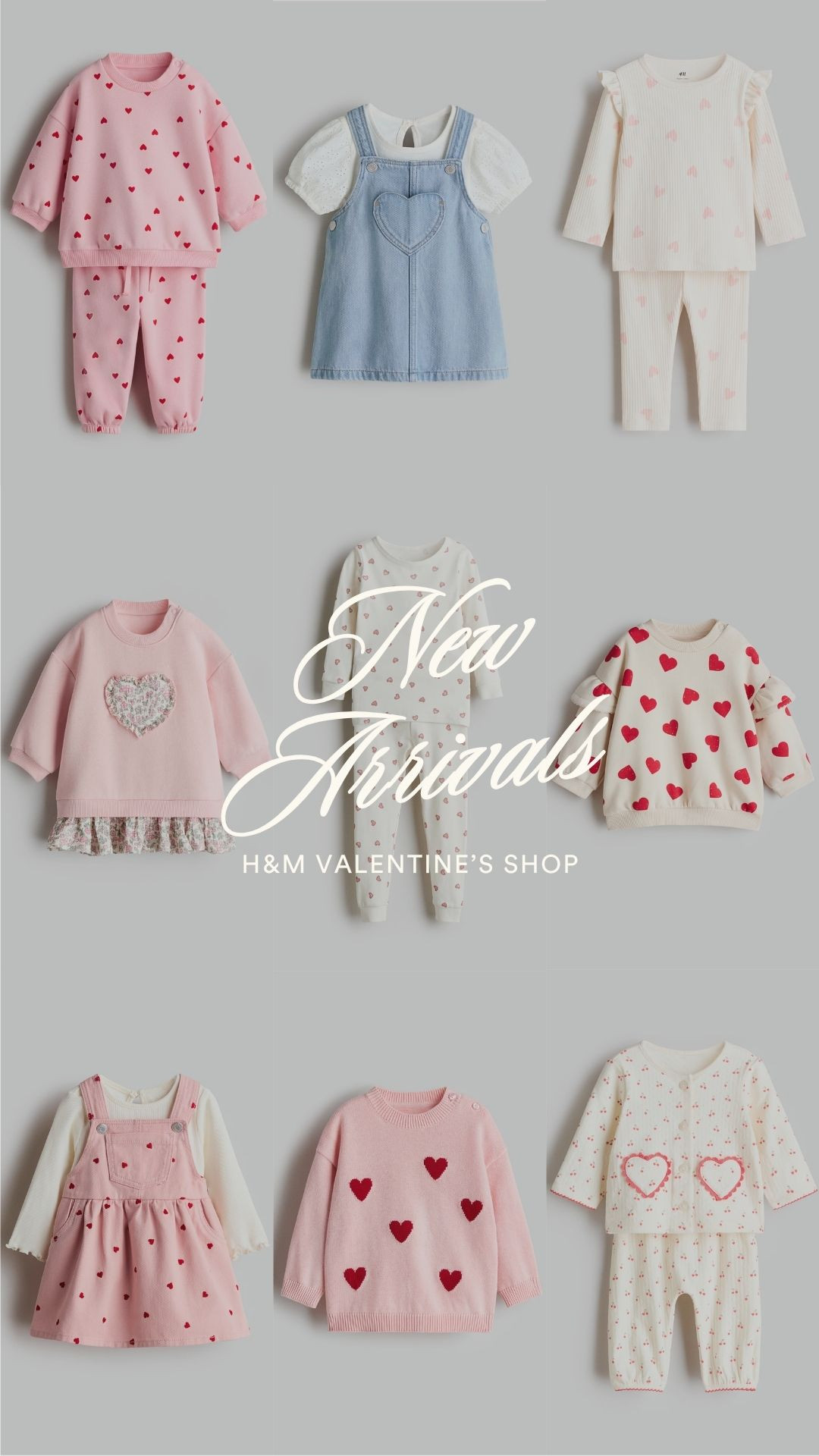 Valentine's baby girl outfits from H&M! Love these for everyday baby girl outfits!  

 #LTKFindsUnder50 #LTKBaby #LTKKids