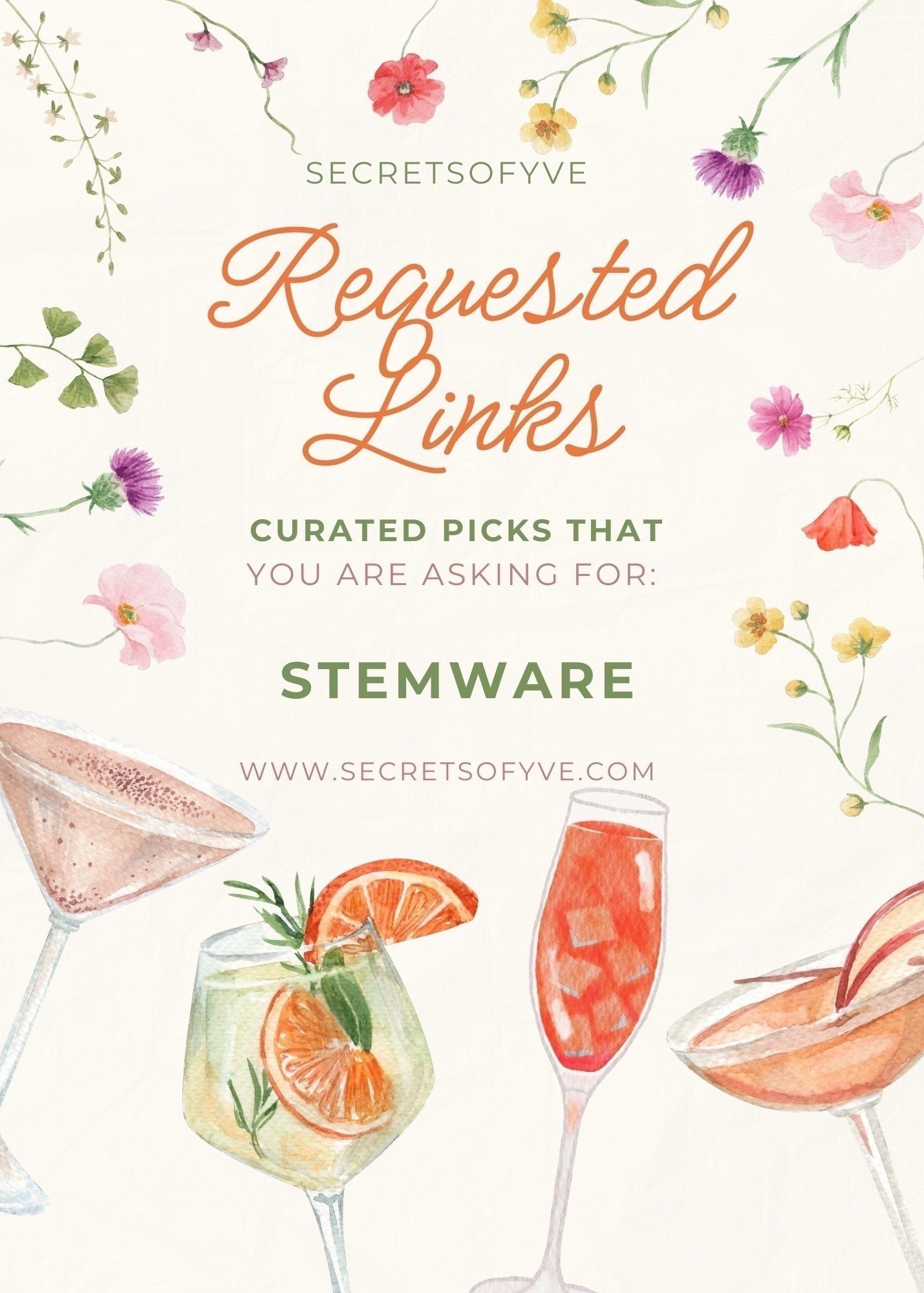 SecretsofYve: Love receiving your messages & the most recent one was a request for stemware/glassware. Curated some of my favorites for you! 🎁 Gifting idea. 
#Secretsofyve #ltkgiftguide
Always humbled & thankful to have you here.. New posts daily at 3pm & 4:15pm EST. 
CEO: PATESI Global & PATESIfoundation.org
@secretsofyve : where beautiful meets practical, comfy meets style, affordable meets glam with a splash of splurge every now and then. I do LOVE a good sale and combining codes! #ltksalealert #ltku #ltkplussize #ltkmidsize #ltkover40 #ltkpetite #ltktall #ltkmens #ltkfoodie  #ltkmomlife secretsofyve

#LTKSeasonal #LTKHome #LTKWedding