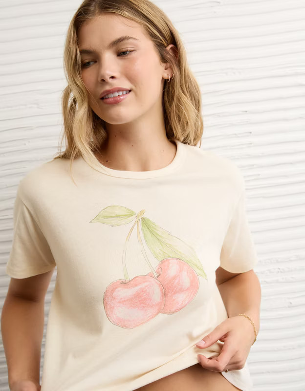 AE Ex-Boyfriend Food Graphic T-Shirt | American Eagle Outfitters (US & CA)