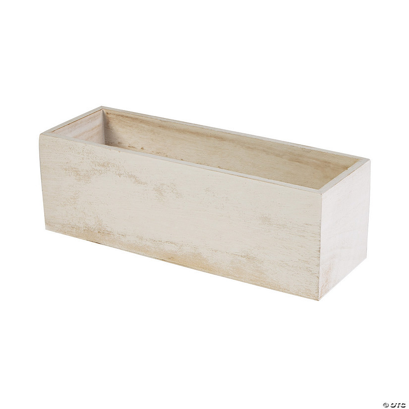 Whitewash Planter Box Centerpiece | Oriental Trading Company