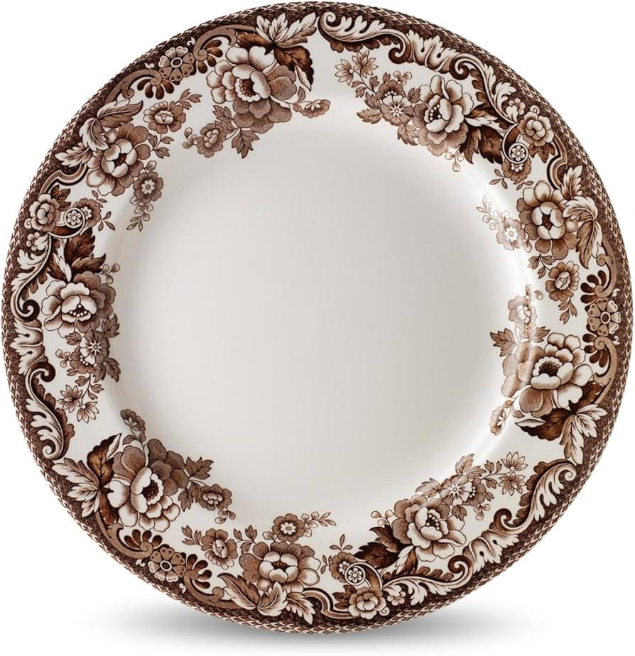 Spode Delamere Dinner Plate - Fine Earthenware, 10.5 Inch Round Plate for Holiday Dining, Seasona... | Amazon (US)