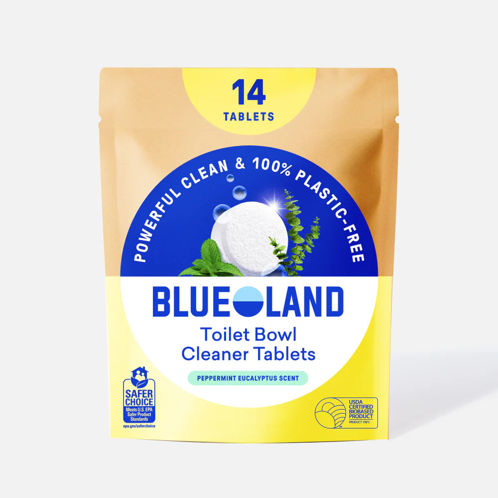 Toilet Bowl Cleaner Tablet Refills | Peppermint Eucalyptus | Blueland