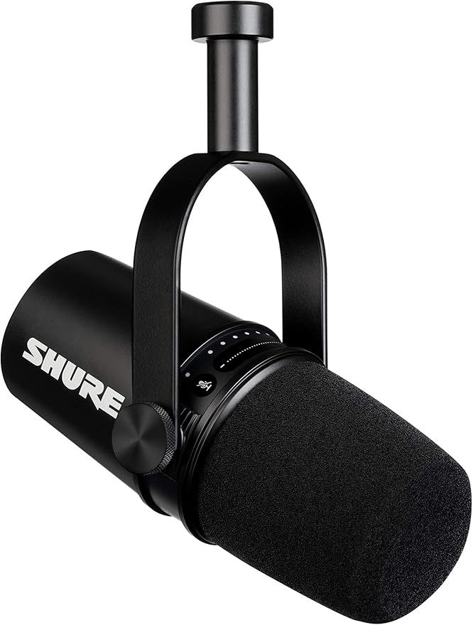 Shure MV7 USB Podcast Microphone for Podcasting, Recording, Live Streaming & Gaming, Built-In Hea... | Amazon (US)
