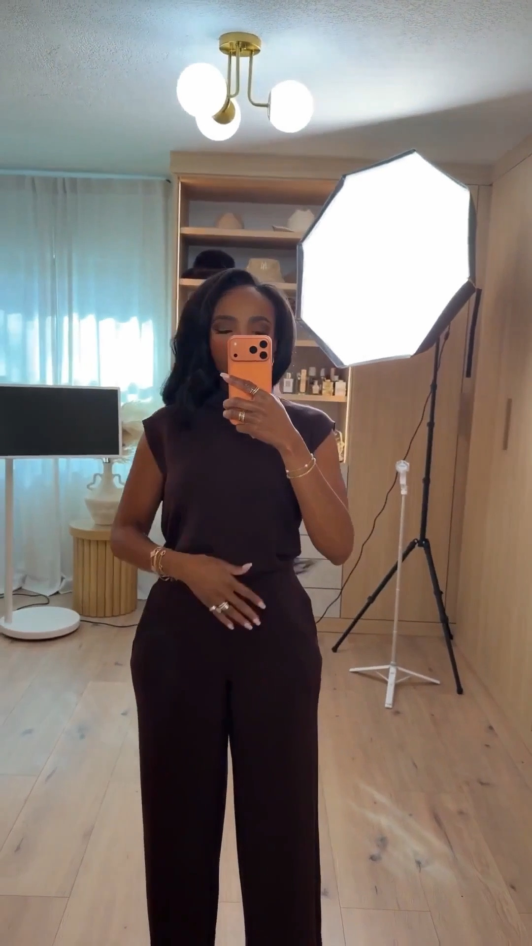 Scroll to shop!! One of my favorite sets from @Spanx A flattering jumpsuit that favors all of your areas that you may want covered. 

Perfect for a casual day around the house, running errands, school drop off, or even a cute brunch date. 

#LTKPetite #LTKdayinmylife #LTKootd