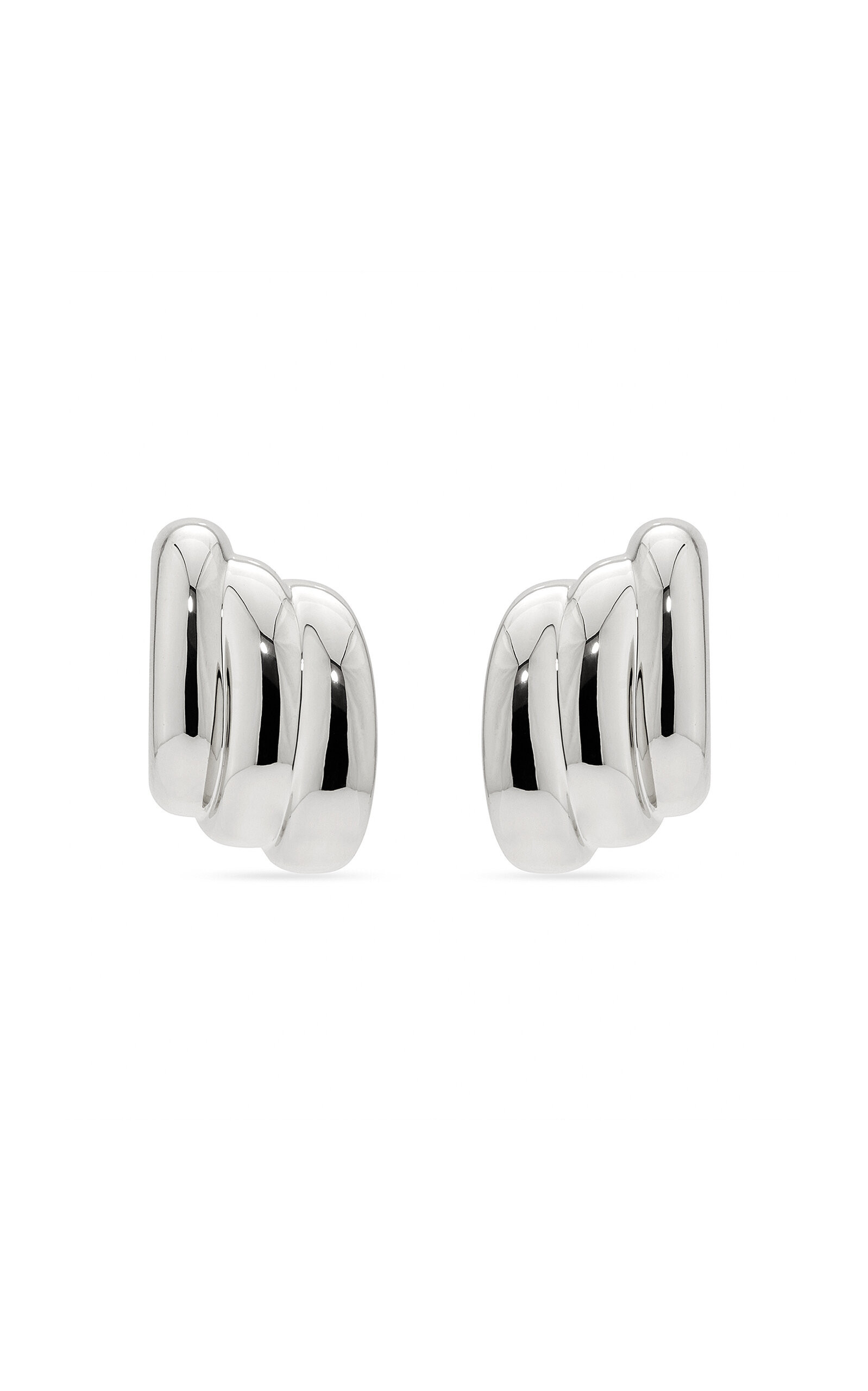MÉGA - Graduate Sterling Silver Earrings - Silver - OS - Moda Operandi - Gifts For Her | Moda Operandi (Global)