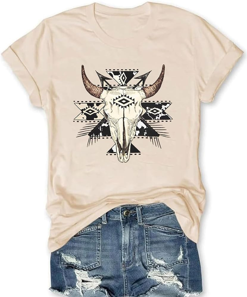 Cuntry Concert Outfits for Women Vintage Cowgirl Shirts Funny Nashville Tshirt Casual Western Sho... | Amazon (US)