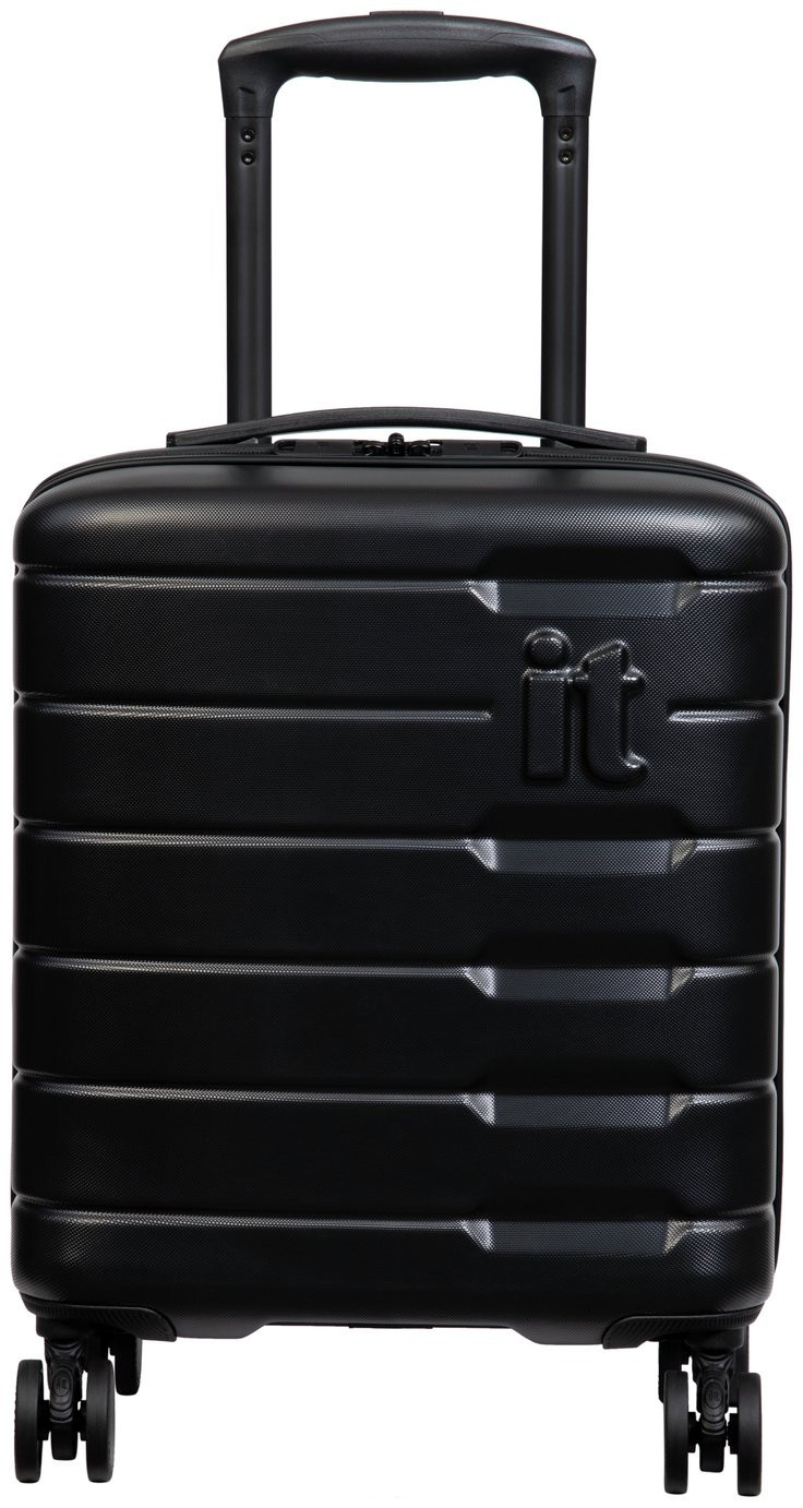 IT Luggage Underseat Cabin Suitcase - Black | argos.co.uk