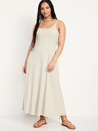 Fit &amp; Flare Rib-Knit Maxi Dress | Old Navy (US)