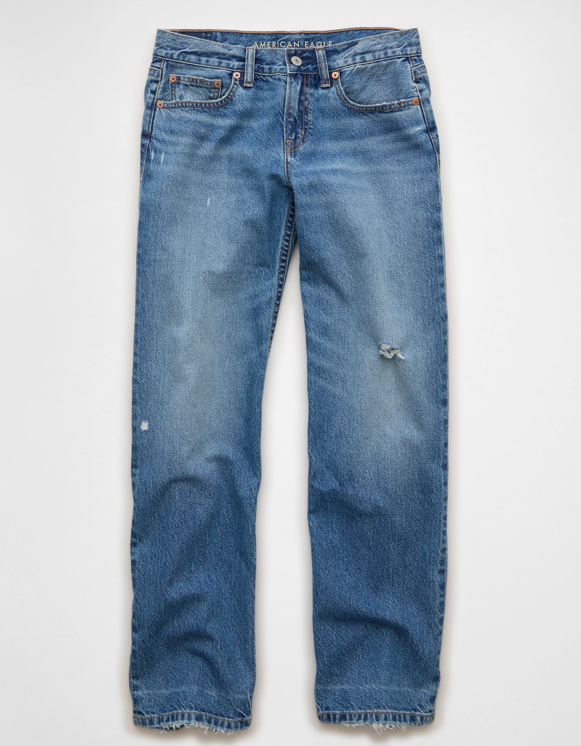 AE Low-Rise Classic Straight Jean | American Eagle Outfitters (US & CA)