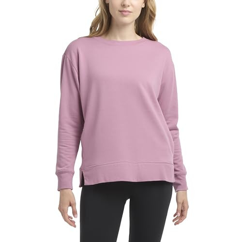 Danskin Women's Active Split Hem Tunic Pullover, Dusky Orchid, X-Small | Amazon (US)