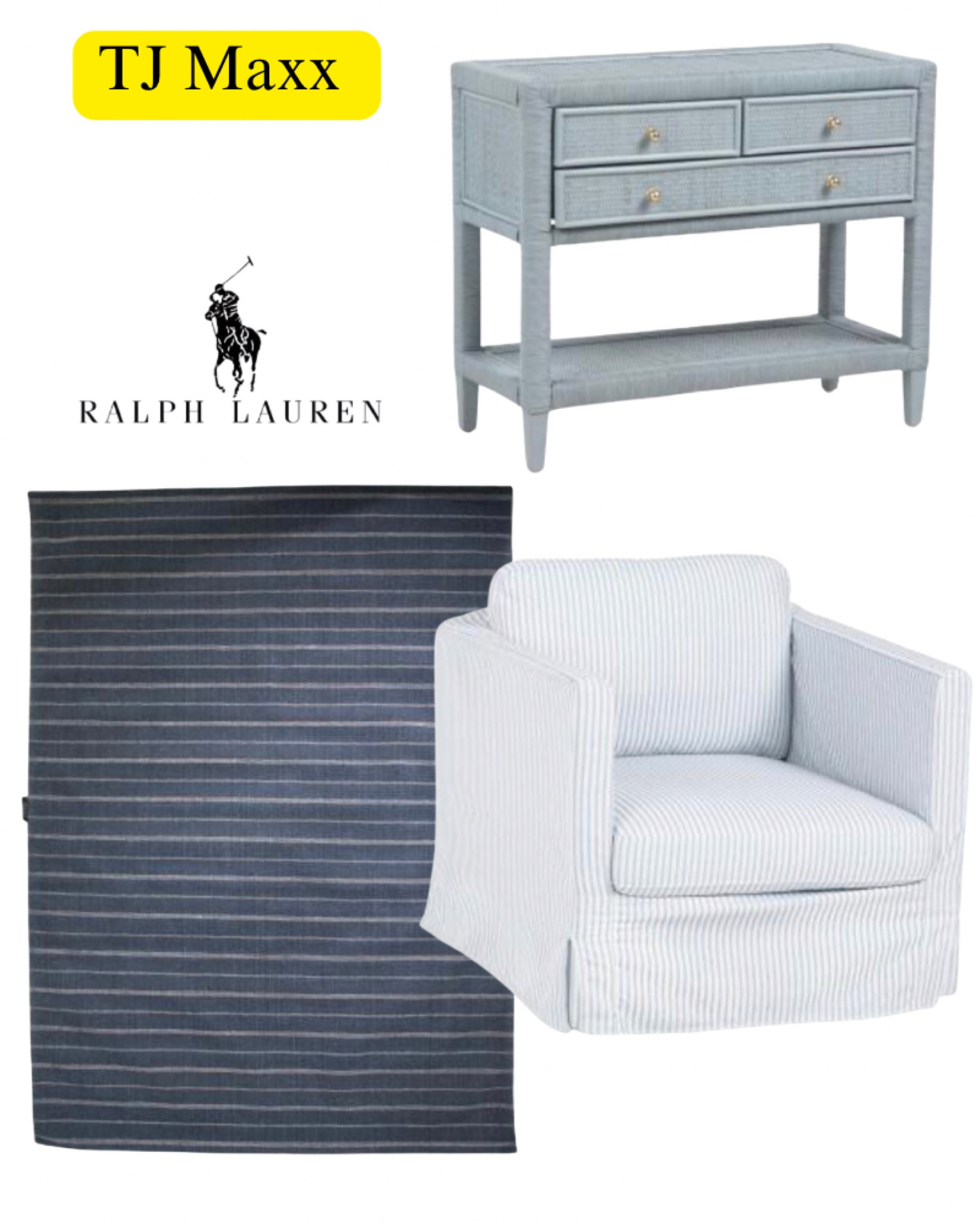 8 x 10 Ralph Lauren, nightstand, striped chair, bedroom, french.

#LTKHome #LTKSaleAlert