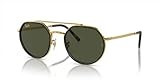 Ray-Ban RB3765 Round Sunglasses, Legend Gold/Green, 53 mm | Amazon (US)