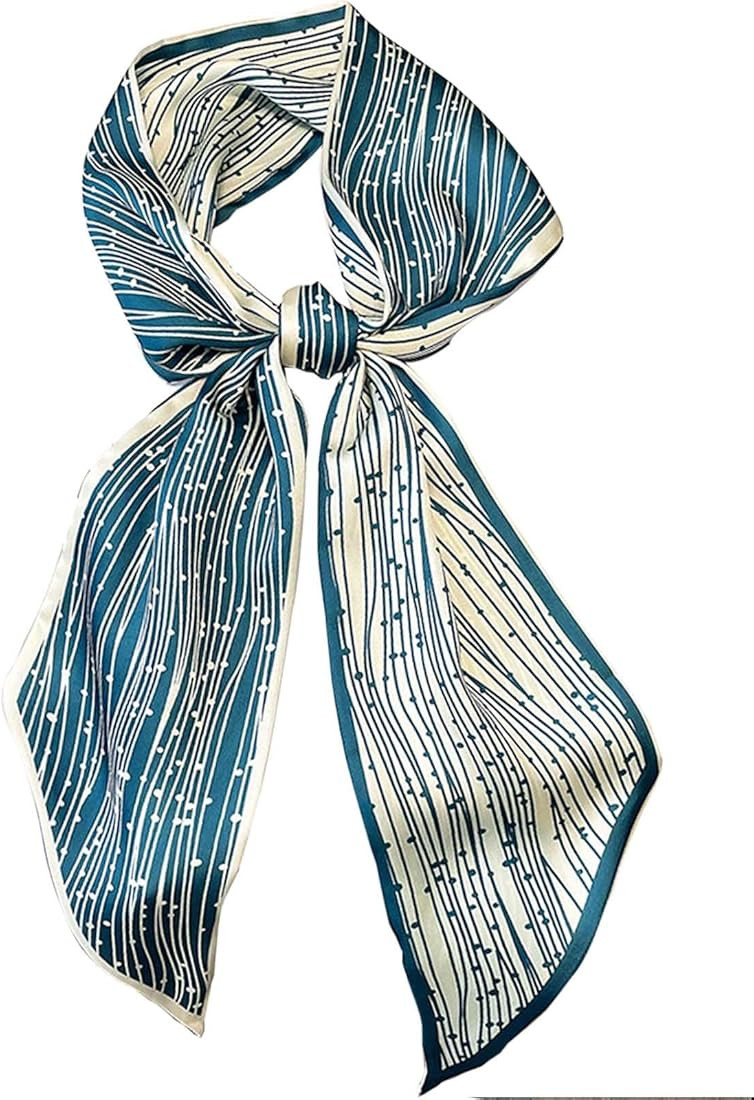 Dailyacc Hair Scarf for Women Fashion Silky Satin Headscarf Wrap Breathable Lightweight Neck Scar... | Amazon (US)