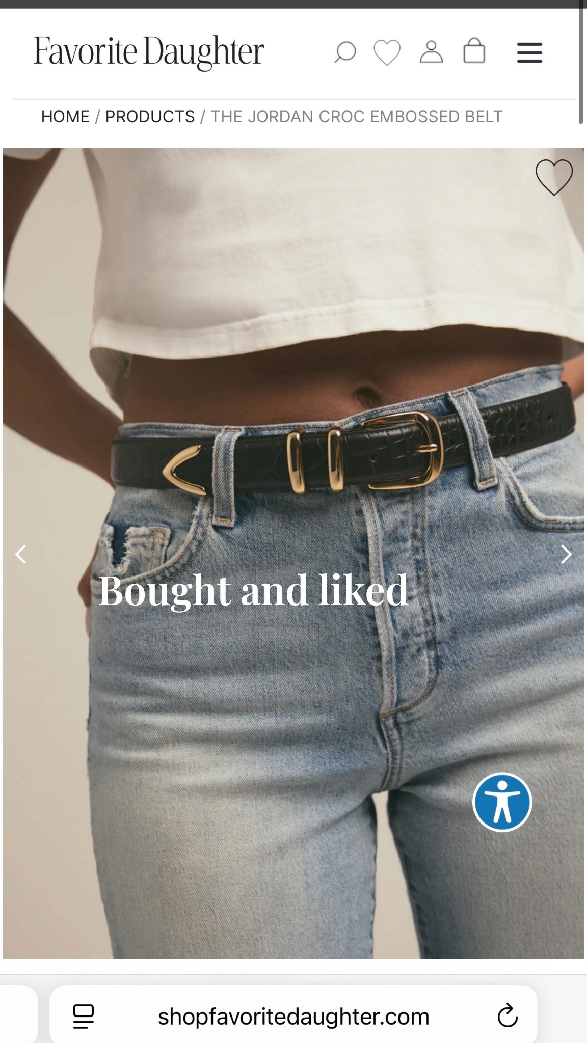 Bought and liked. The tipped end adds something special that I couldn’t find anywhere else. I did chocolate croc but I think I might do the smooth black too. Pair with cropped oxford, wide leg jeans and cool shoes like clogs or a flops 🤍