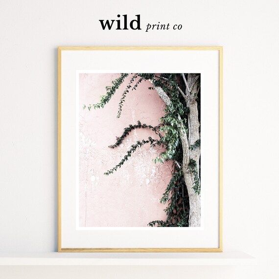 Vine Tree Print, Blush Wall Print, Tree Photography, Vine Print, Printable Wall Art, Modern Minimal  | Etsy (US)