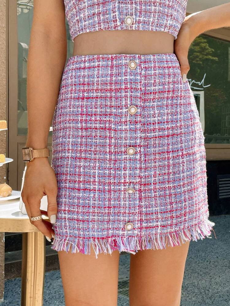 $11.00  
        $12.99
       
        -
      
      15%
             
      SHEIN Unity Plaid ... | SHEIN