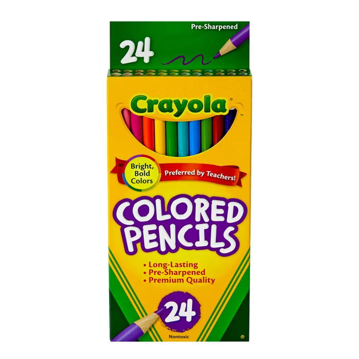 Crayola 24ct Pre-Sharpened Colored Pencils | Target