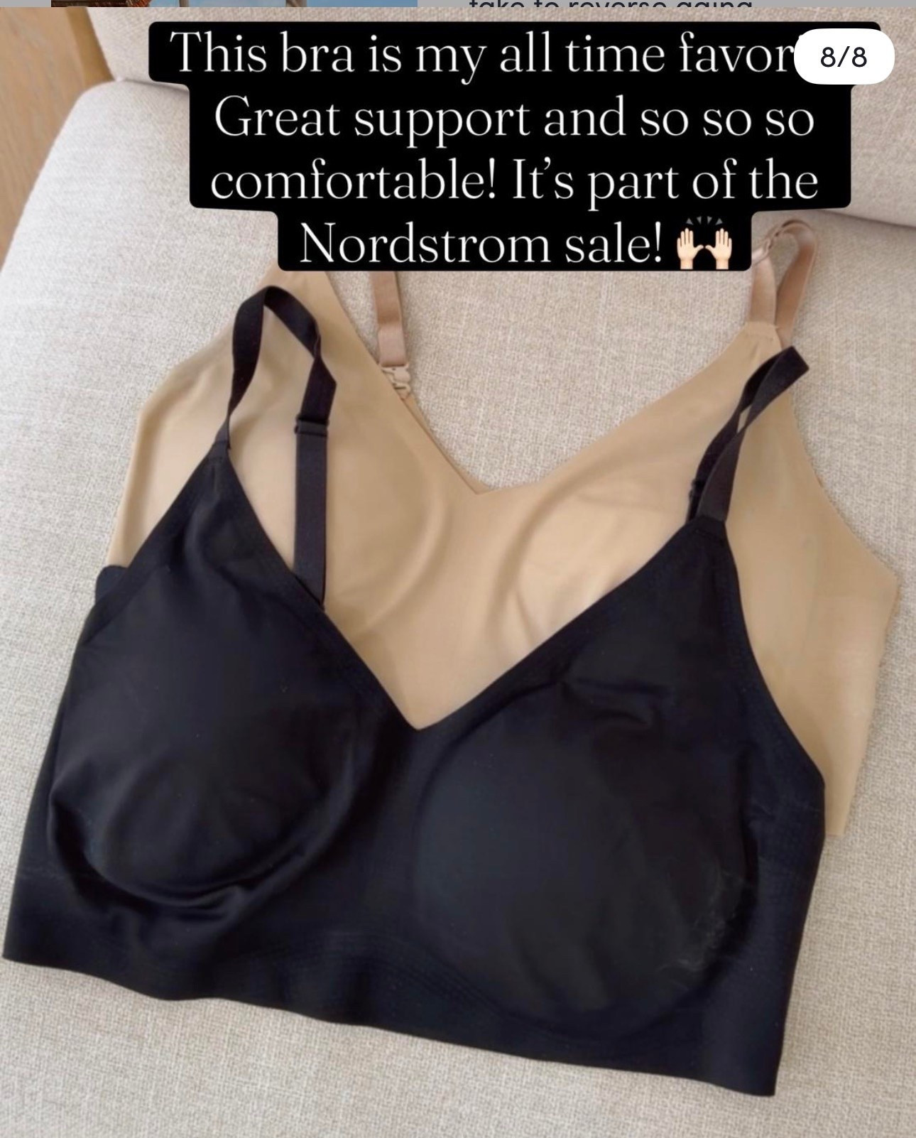 This bra is my all time favor
Great support and so so so comfortable! It's part of the Nordstrom sale!

#LTKootd #LTKSeasonal #LTKdayinmylife