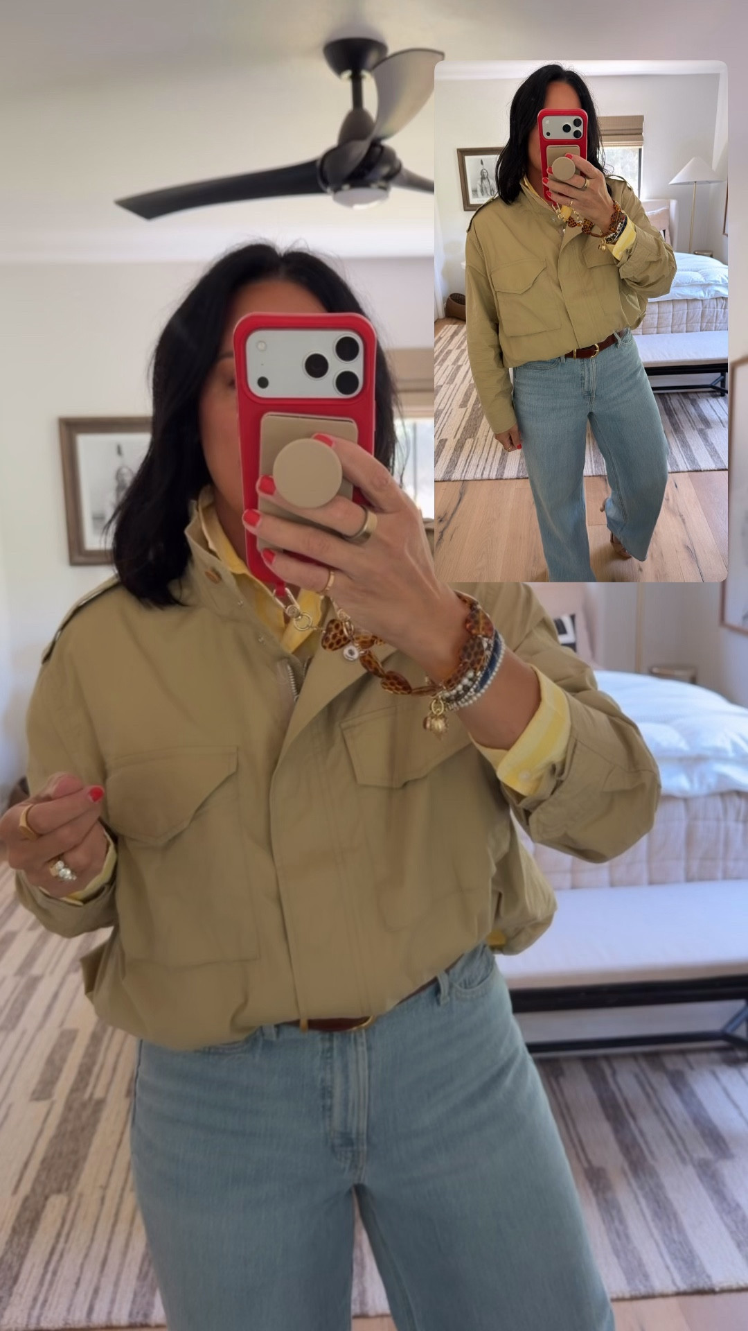 LOVE this jacket even more than I thought I would! It’s oversized (I’m a size 8 and wearing a size medium). Top size medium, jeans size 8 (they fit tts but you can size down if you are between sizes. 

#LTKSaleAlert #LTKOver40 #LTKWorkwear