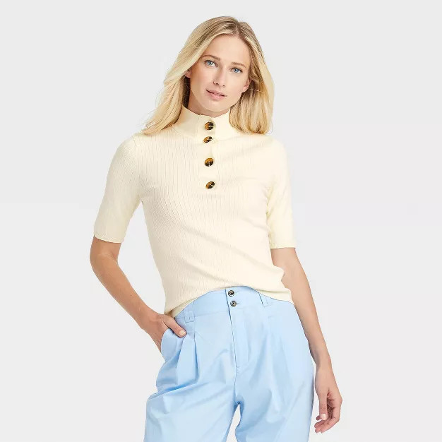 Women's Mock Turtleneck Pullover Sweater - Who What Wear™ | Target