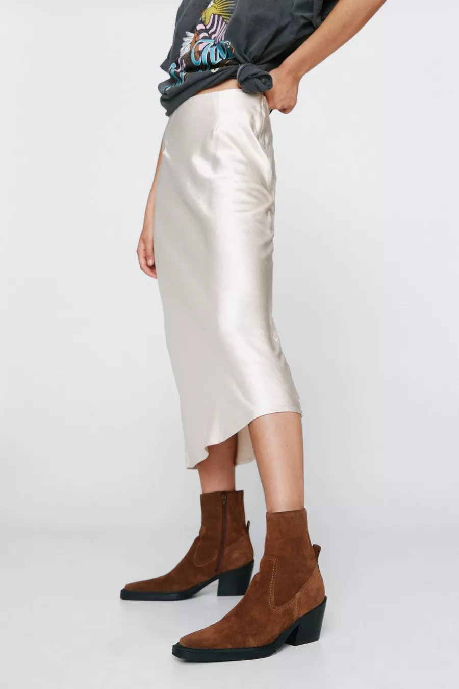 Santiags en suédine | Nasty Gal FR