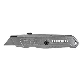 CRAFTSMAN 3-Blade Retractable Utility Knife with On Tool Blade Storage | Lowe's