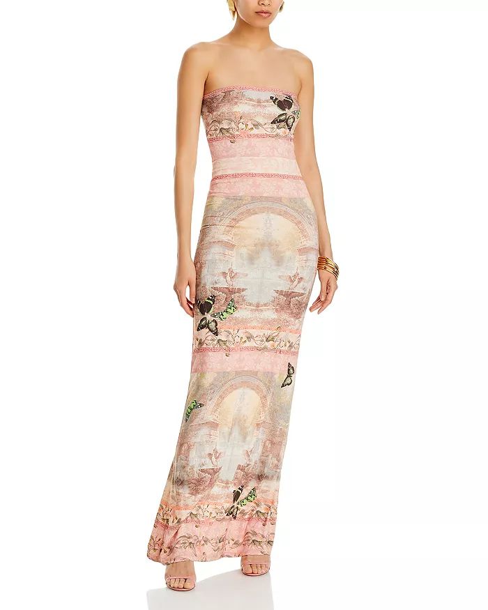 Delora Art Print Strapless Dress | Bloomingdale's (US)