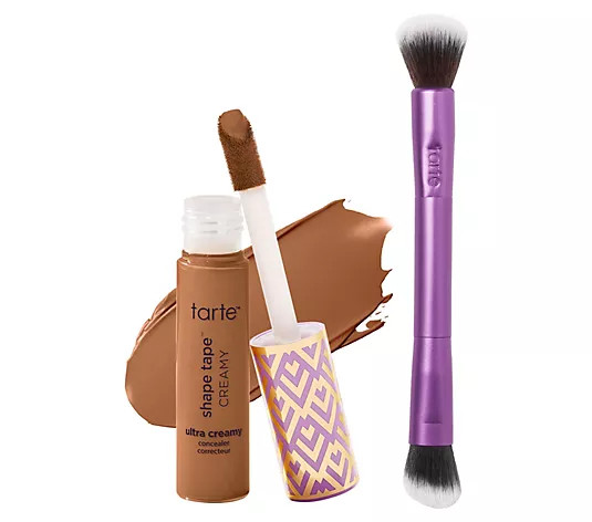 tarte Shape Tape Creamy Concealer & Brush - QVC.com | QVC