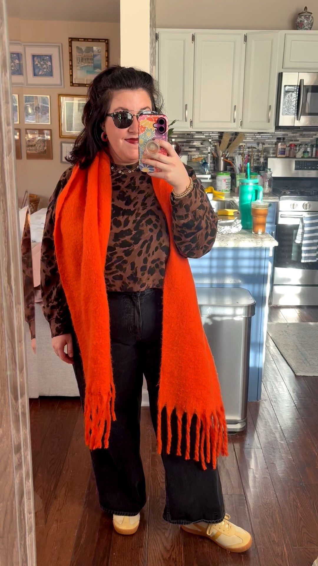 Comfy cozy office OOTD for this chilly day. ❄️ The jeans & crewneck are both on sale today! 

#LTKSaleAlert #LTKPlusSize #LTKFindsUnder50