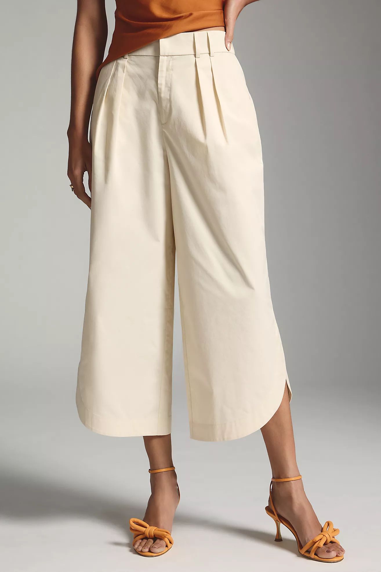 Mare Mare Curved-Hem Chino Pants | Anthropologie (US)
