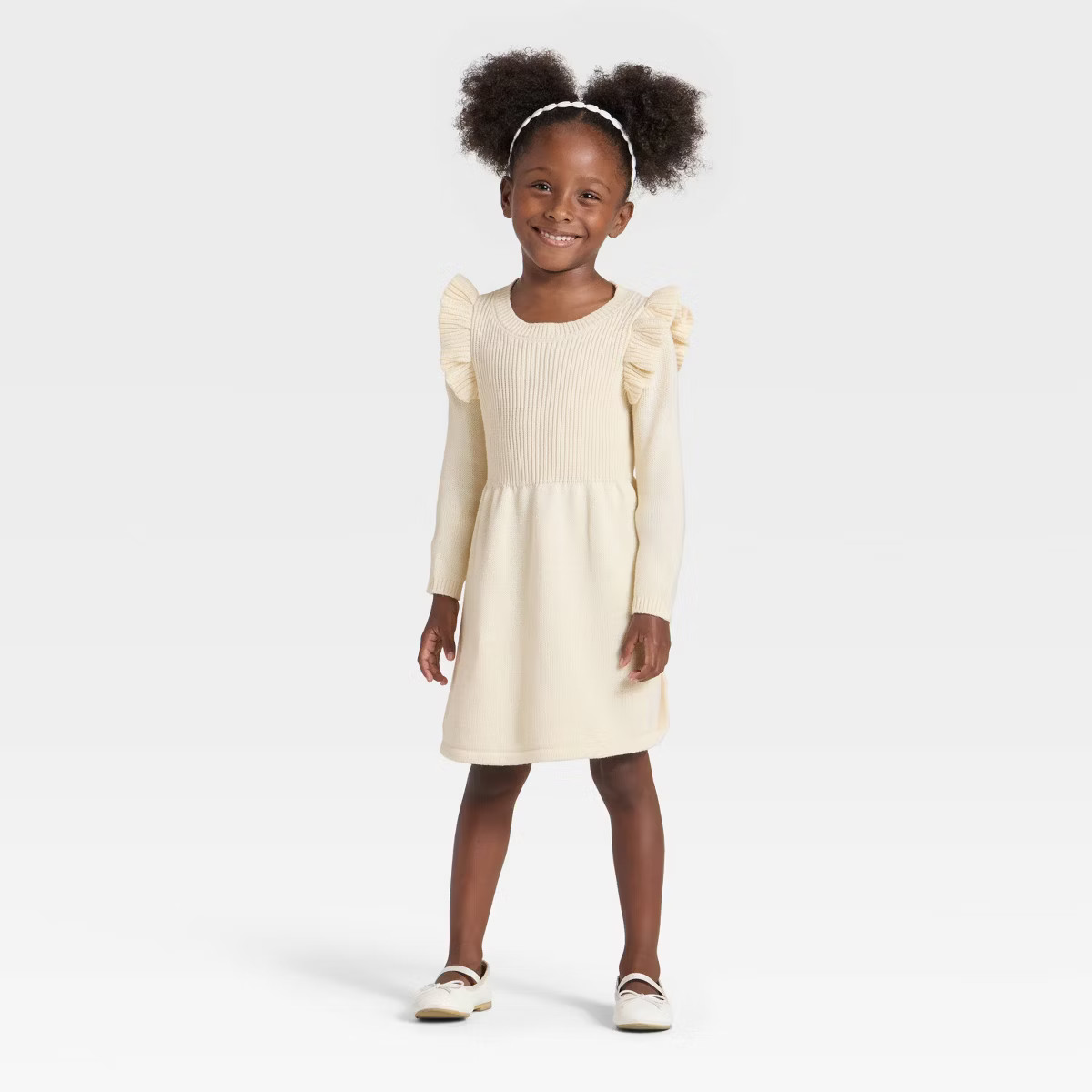 Toddler Girls' Long Sleeve Solid Sweater Dress - Cat & Jack™ | Target