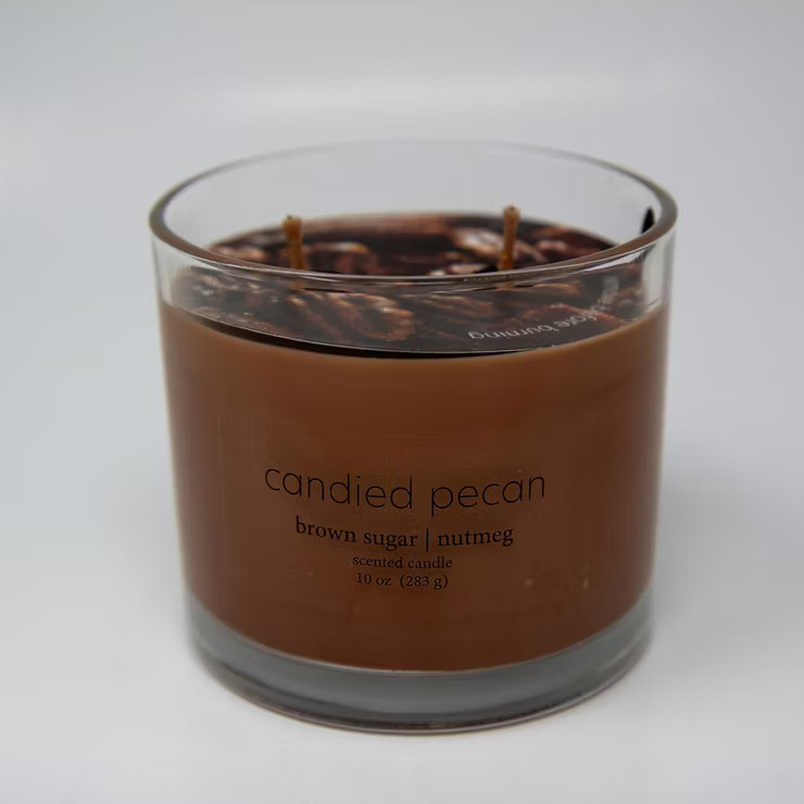 Glass Jar 2-Wick Candied Pecan Candle - Room Essentials™ | Target