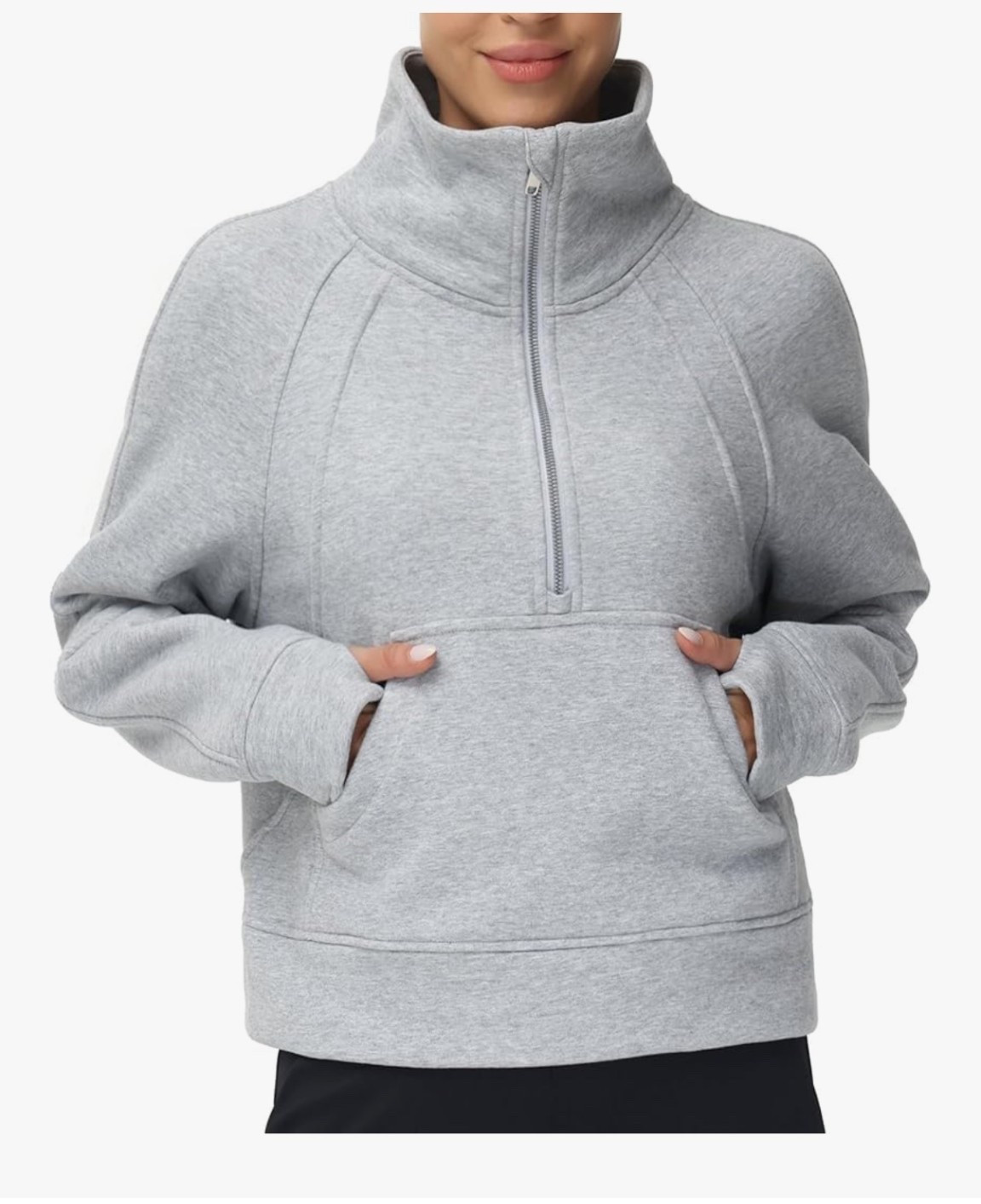 Hurry this pullover half zip sweatshirt is only $19.99 on Amazon. It is the gym people brand.

#LTKootd #LTKfitnessgoals #LTKSaleAlert