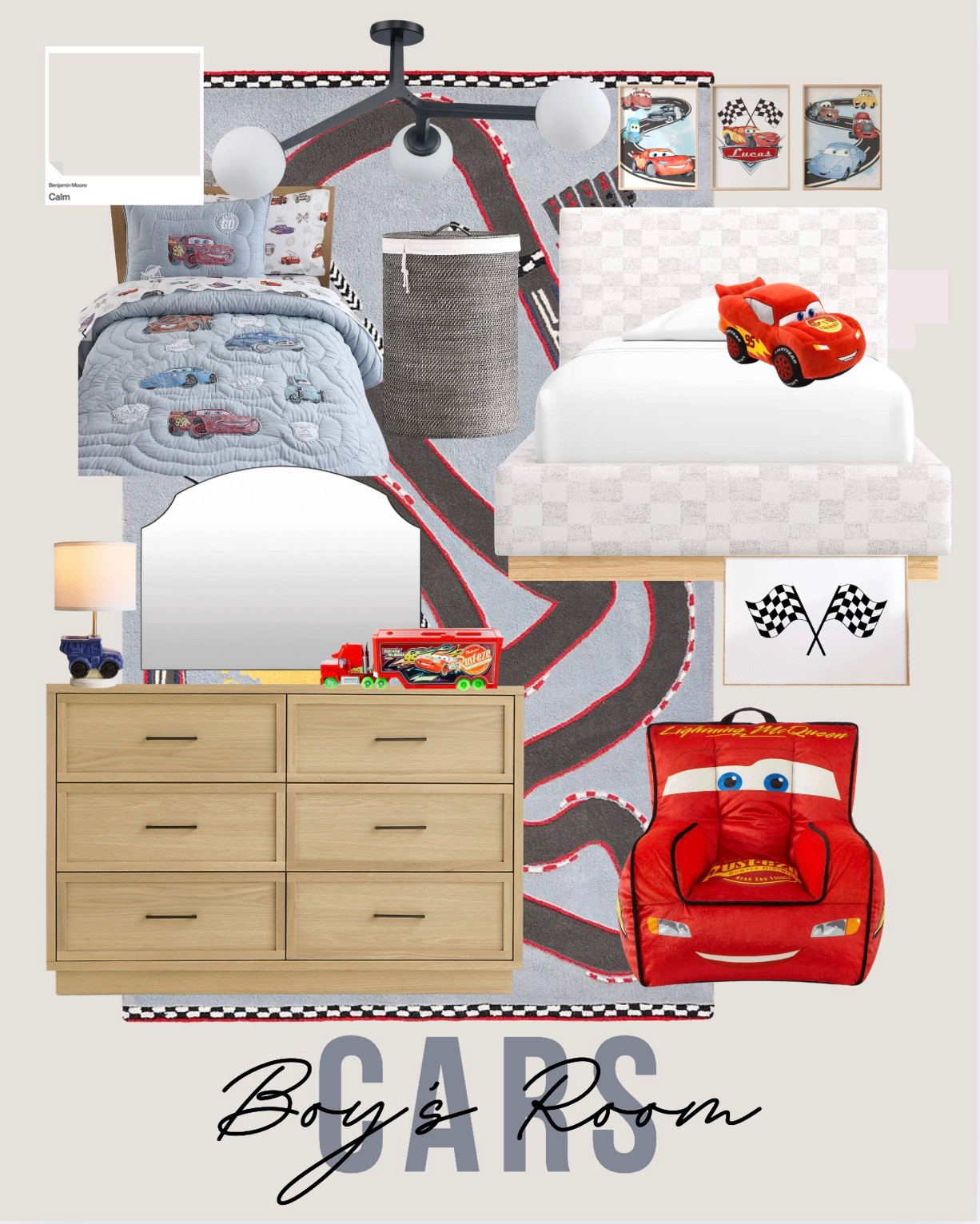 A Disney Pixar Cars bedroom for your little guy. 

 

#LTKHome #LTKSaleAlert #LTKKids