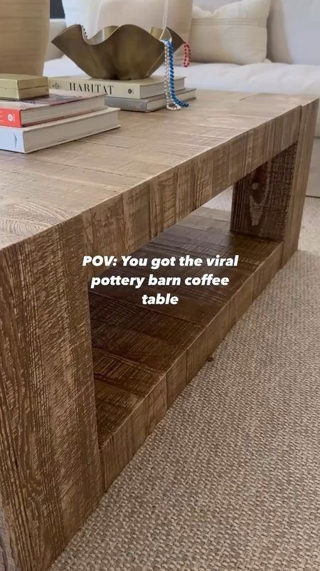 the viral coffee table!! we love this coffee table in our living room so much!

#LTKStyleTip #LTKHome #LTKVideo