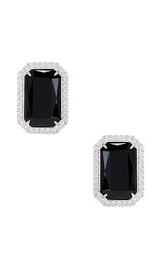 retrofete Hope Gemstone Earring in Black from Revolve.com | Revolve Clothing (Global)